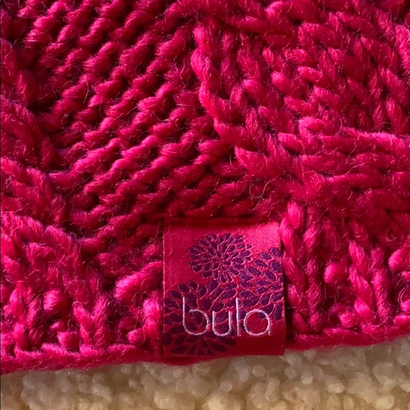 Hot pink Bula fleece insulated headband - Picture 3 of 8